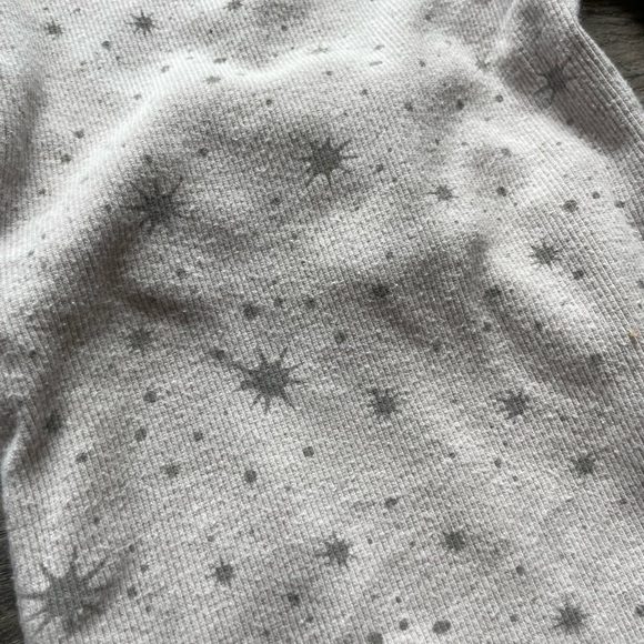 Pouf Baby Light Grey/Grey Cotton Footie Sleeper, size 9-12 Months - Picture 2 of 8